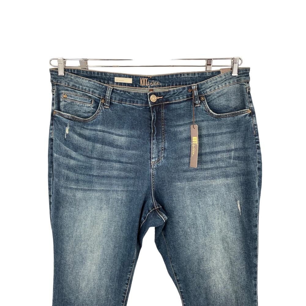 Kut from the Kloth jeans Katy boyfriend denim blue size 24W - Picture 2 of 8